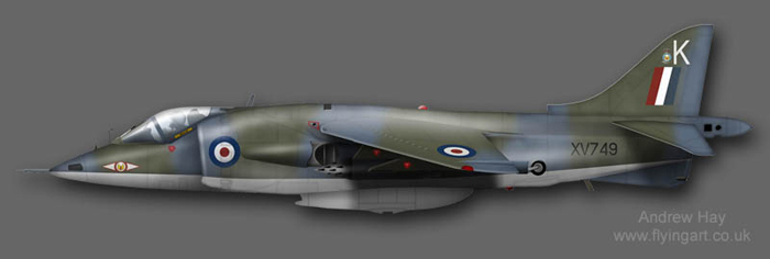 Harrier GR.1 XV749 1(F) Sqn